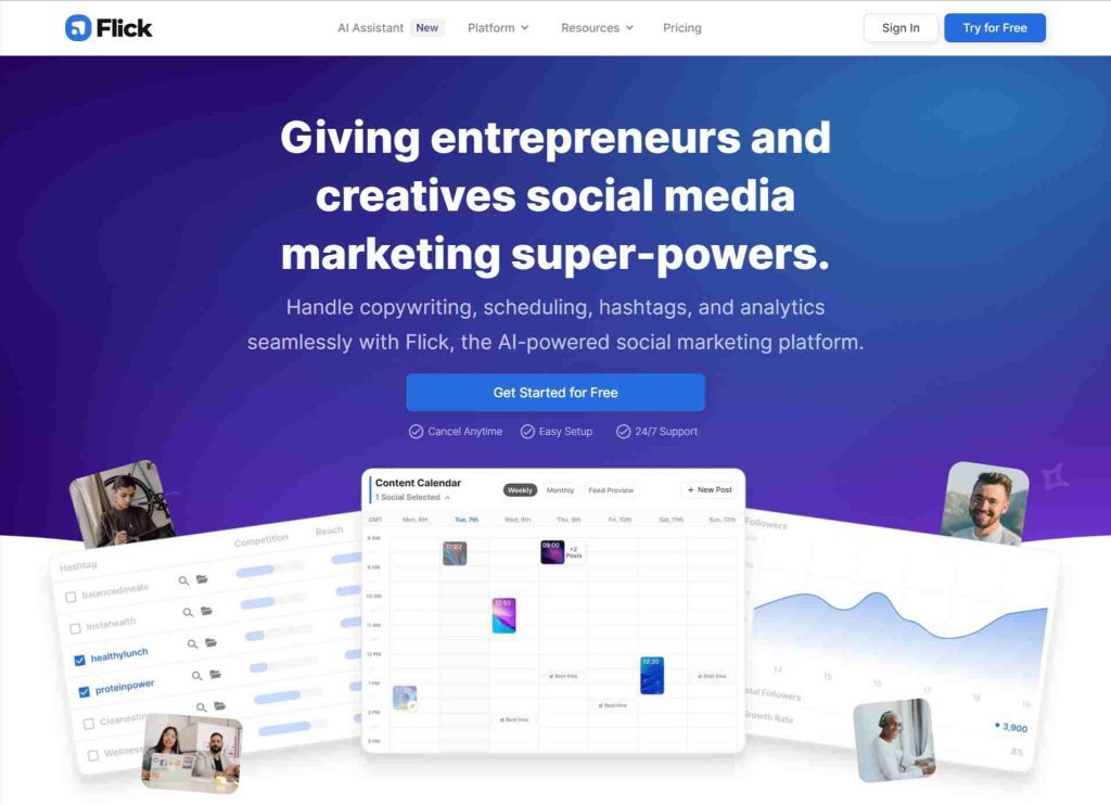 AI-Driven Social Media Management Tools for Small Businesses(Flick) - SmallBusinessweb