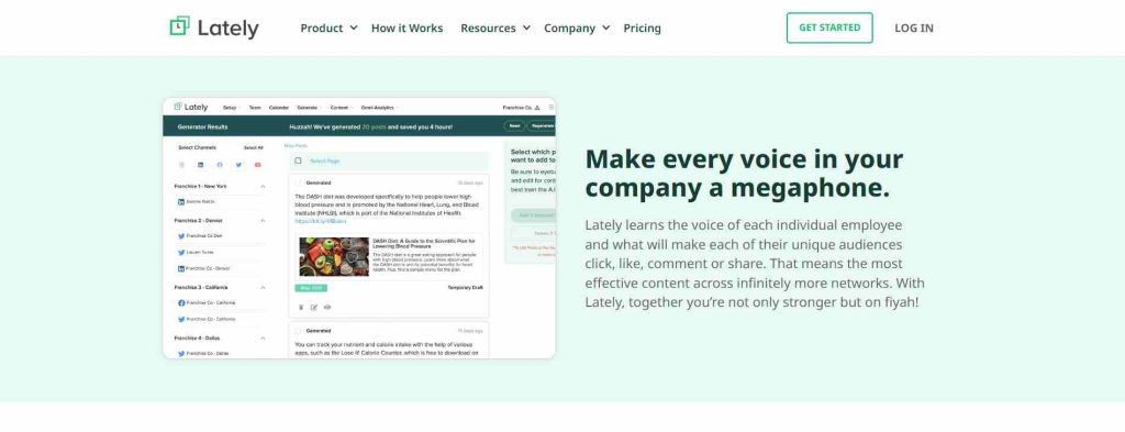 AI-Driven Social Media Management Tools for Small Businesses(Lately Megaphone) - SmallBusinessweb