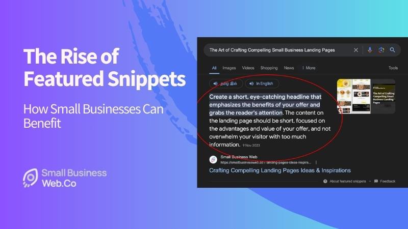 The Rise of Featured Snippets - How Small Businesses Can Benefit - SmallBusinessWeb