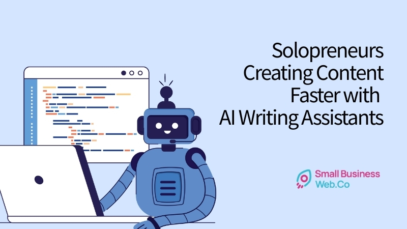 Solopreneurs Creating Content Faster with AI Writing Assistants